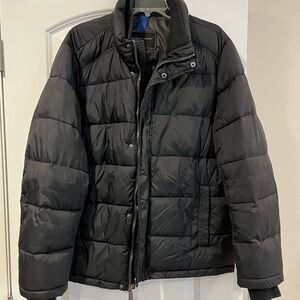 MENS Andrew Marc black puffer jacket in large